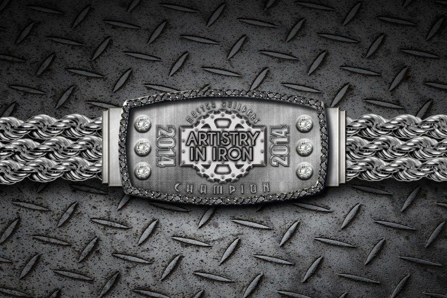 Artistry in Iron Championship Bracelet (Front)